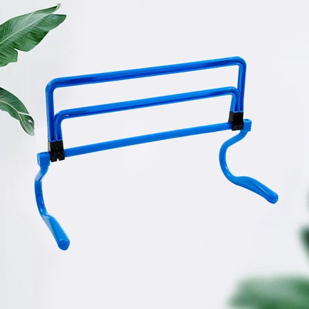 WHAMVOX Blue Training Hurdles for Soccer Sports Rugged PP Agility Barriers with UltraStable Base Size 30 Inches