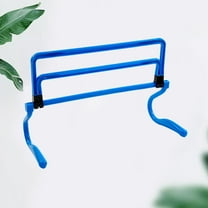 WHAMVOX Blue PP Training Hurdles for Soccer Sports Essential Exercise Equipment with Ultra Stable Base 7 Inches High