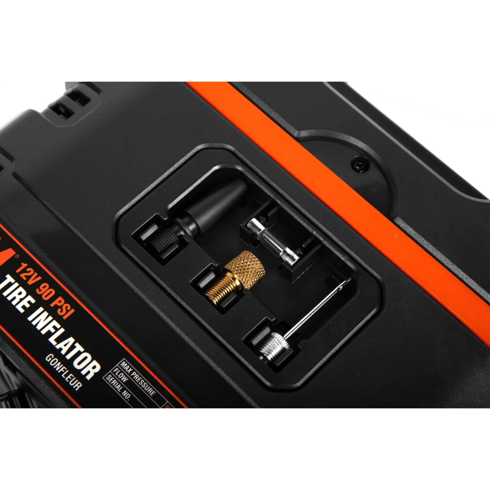 WEN 12V 90 PSI 0.8 CFM Portable Air Compressor, Tire Inflator