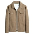 thumbnail image 3 of Dpytoraw Men's Retro Baggy Lapel Casual Jacket Autumn And Winter Thermal Jacket, 3 of 4