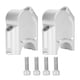 thumbnail image 1 of Elevadores de manillar para motocicletas F800GS 2008-2017 y F800GS ADV 2014-2017 - Cromo galvanizado, 1 of 8