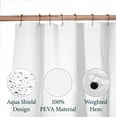 LiBa PEVA 8Gauge Bathroom Shower Stall Curtain Liner, 36" W x 72" H 8G Frosted, Heavyweight Non