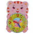 thumbnail image 2 of Reloj digital de madera de dibujos animados Sunnimix Tigre Rompecabezas, 2 of 8