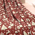thumbnail image 3 of Red Christmas Icon Pattern Blanket,Comfortable Soft Lamb Wool Throw Blanket,All Season,Warm Lightweight Blankets for Sofa Bed Couch Living Room Chair,40"x50", 3 of 4