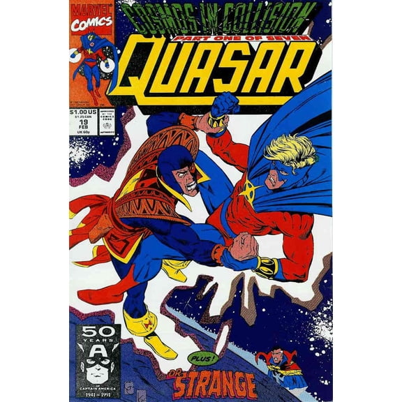 Quasar #19 VF ; Marvel Comic Book