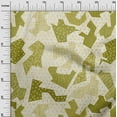 thumbnail image 3 of oneOone Viscose Chiffon Lime Green Fabric Abstracts Sewing Fabric By The Yard Printed Diy Clothing Sewing Supplies 42 Inch Wide, 3 of 4