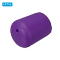 thumbnail image 3 of Unique Bargains 4 Pcs Silicone Fishing Rod Butt Cushion Protector Cap, Large, Purple, 3 of 7