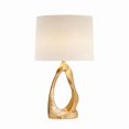 thumbnail image 1 of Bedside Lamp, Resin Bedside Table Lamp with Fabric Shade, Modern Living Room Bedside Table Lamp, 1 of 5
