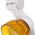 thumbnail image 3 of Benjara BM220809 12W Integrated LED Track Fixture with Polycarbonate Head, White & Yellow, 3 of 5