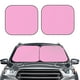 thumbnail image 2 of Balery Pink Parasol para parabrisas de coche de 2 piezas | Parasol plegable para parabrisas delantero de coche para la mayoría de sedanes-Medium, 2 of 6