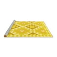 thumbnail image 2 of Ahgly Company Machine Washable Indoor Rectangle Southwestern Yellow Country Area Rugs, 4' x 6', 2 of 4