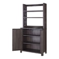 thumbnail image 4 of Furniture of America Schuetz Wood Multi-Storage Baker Rack in Gray, 4 of 8