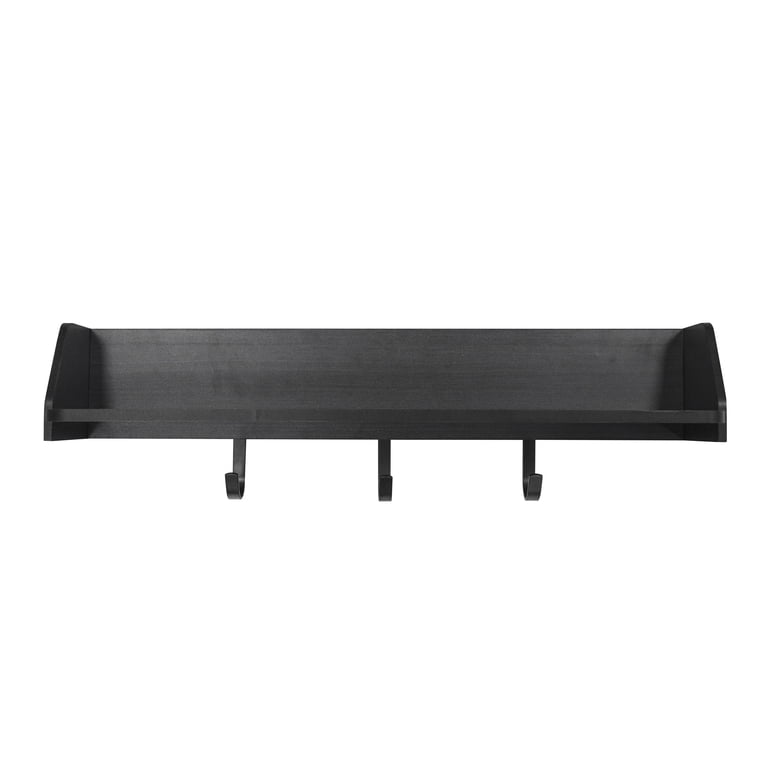 Better Homes & Gardens 28" Floating Shelf with Hooks photo 2