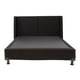 thumbnail image 2 of Box Base Cama Queen Size + Cabecera Milan Negro Dicasa Milan Black, 2 of 8