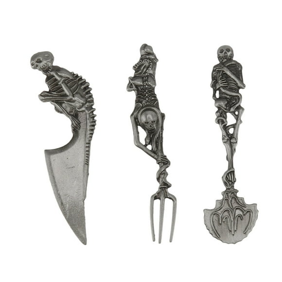 <p>Halloween Skeleton Fork Spoon Knife Skeleton Fork Spoon Knife Halloween Skeletal Cutlery Sets Skeletal Cutlery Set Cutlery Set Halloween Skeletal Cutlery Sets Personality Skull