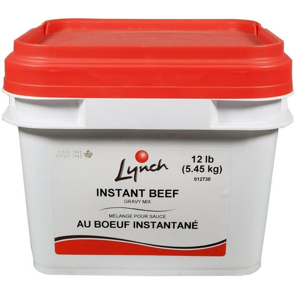 Lynch - Beef Gravy Mix - Instant - 12lb - Single Pack - Quick & Easy Flavor for Large-Scale Use (1ct)