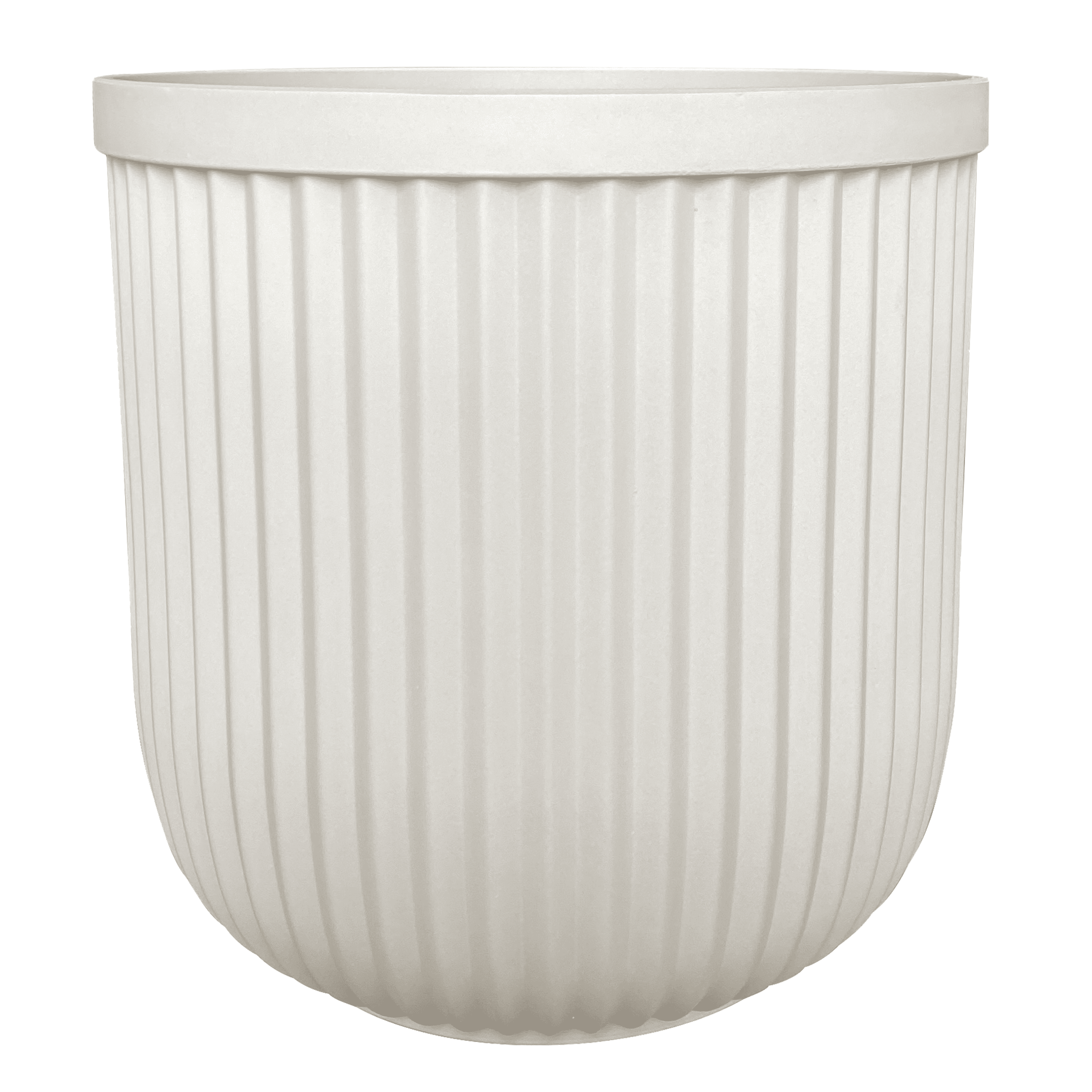 Better Homes & Gardens 12" and 16" Ellan White Resin Planter, 2pack