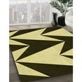 thumbnail image 3 of Ahgly Company Machine Washable Indoor Rectangle Transitional Midnight Gray Area Rugs, 6' x 9', 3 of 7