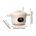 thumbnail image 3 of Tong Baby Food Heating Bowl Rechargeable Smart Temperature Control Stainless Steel Portable For Porridge And Purees Travel Use, 3 of 6