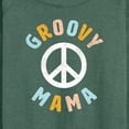 thumbnail image 3 of Instant Message - Groovy Mama - Women's Lightweight French Terry Long Sleeve Shirt, 3 of 6