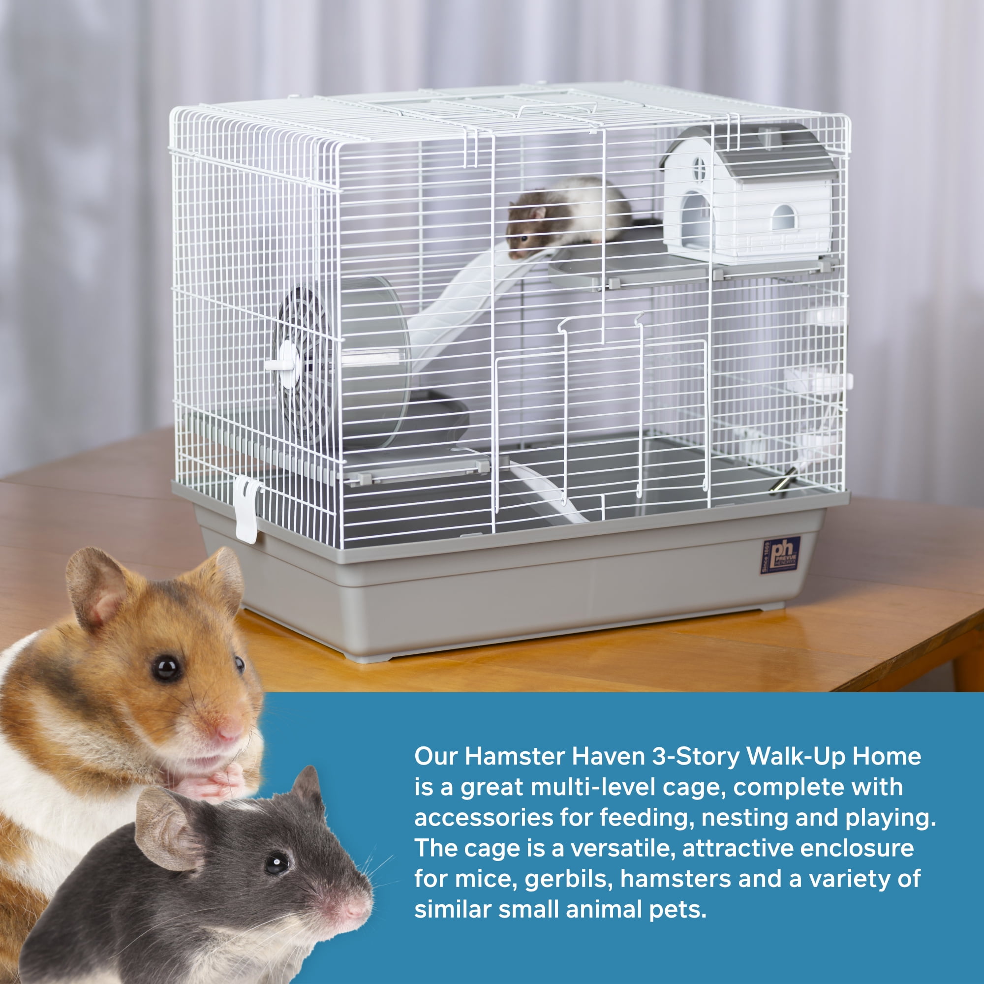 Prevue Pet Products Hamster Haven 3-Story Walk-Up Home