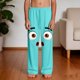 thumbnail image 5 of Niños Pantalones Niñas con Bolsillos para el Uso Casual de la Playa, Pantalones de Moda Impresos para Niñas Pequeñas, 5 of 9