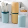 thumbnail image 2 of Tooth Paste Camping Accessories 4 Pcs Travel Toiletry Toothbrush Holder and Toothpaste Case Wash Cup Plastic, 2 of 6