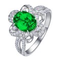 thumbnail image 2 of Anillo de diamante rojo y verde Con forma de huevo de paloma shaofei modelo 12034 azul, 2 of 3