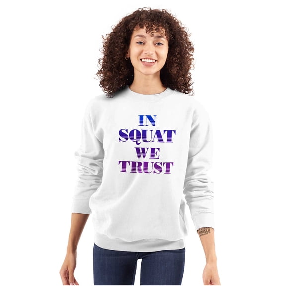 Motivational Gradient Fierce Quote Women Crewneck Sweatshirt Brisco Brands S