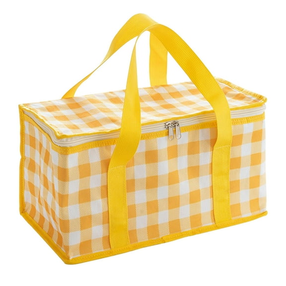 RyanK Clearance Picnic Basket Outdoor Large Capacity Picnic Bag Camping Picnic Basket Travel Picnic Bag Portable Bento Bag Thermal Insulation Bag