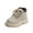 Off-white, variant on Unisex Girls Boys Zipper Frosted Leather Round Toe Lace Up Ankle Boots Non-Slip Waterproof Comfort Work Boot (Toddler/Little Kid)
