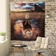 thumbnail image 1 of Tapiz De Reflexión De León, Alfombra Colgante, Manta De Pared Del Dormitorio, Decoración Del Hogar De Animales Likrtyny Arte Deco, 1 of 7