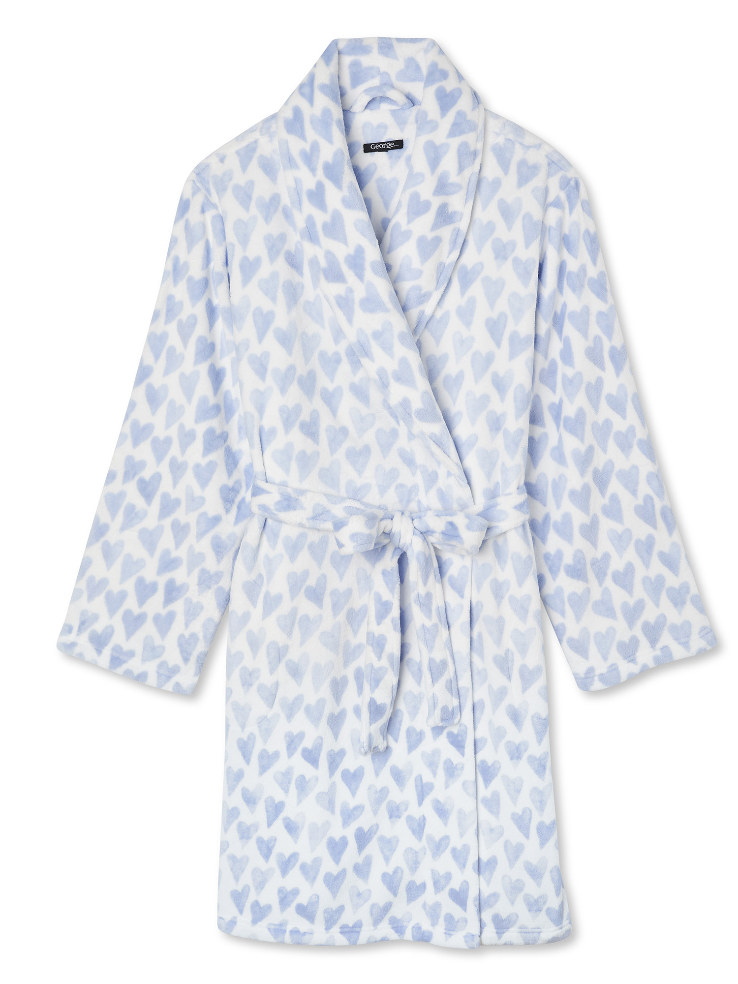 GEORGE Hearts Afternoon Polyester Robe (Women's or Women's Plus) 1 Pack - image 2 of 7