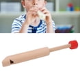 thumbnail image 4 of Solid Wooden Flute Slide Wood Whistle Push Pull Bird Whistle Voice Change Educational Instrument, 4 of 7