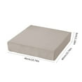 thumbnail image 4 of Steadline Memory Foam Seat Cushion With Flock Cover - Office Chair Pad For Back Support Floor Sitting Mat For Home And Office Pressure Relief Comfort Pillow 40x40cm, 4 of 8