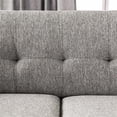 thumbnail image 2 of Furniture of America Sheli Mid-Century Modern Fabric Tufted Sectional in Gray, 2 of 5