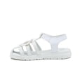 thumbnail image 2 of Sandalia Huarache Para Niña Cerrado Flores Color Blanco blanco 16.5, 2 of 6