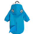 thumbnail image 4 of Pet clothes: Dog and cat hooded sweatshirt with velvet Warm and comfortable, shark shape is unique and fashionable, simple and g (Blue,5XL), 4 of 7