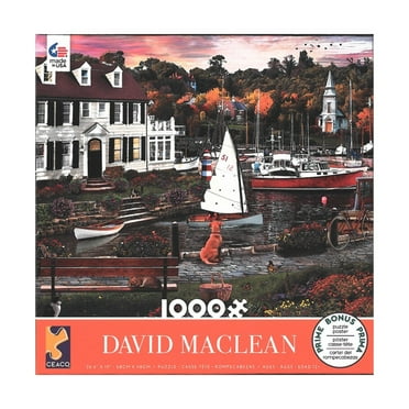 Ceaco 1000-Piece David Maclean Seawall Walk Interlocking Jigsaw Puzzle