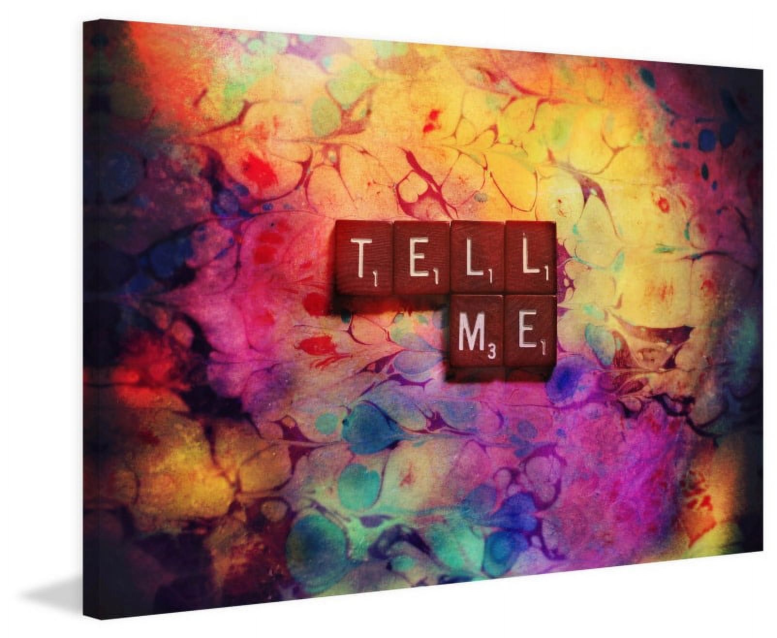 Marmont Hill "Tell Me" Sylvia Cook Painting Print on Canvas