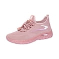 thumbnail image 3 of YOUYEDIAN Orthopedic Shoes for Women Summer Dress Slip on Non Slip Mesh Arch Support Sneakers Breathable Closed Toe Walking Shoes (Pink), 3 of 5