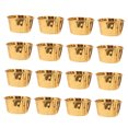 thumbnail image 5 of WHAMVOX  50 Pcs Heat-resistant Cake Cup Muffin Baking Liners Greaseproof Mini Golden, 5 of 8