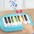 thumbnail image 1 of Uklsqma Colorful Button ’S Electronic Keyboard Piano | 15-Key Portable Multifunctional Music Toy for | Early Education Beginner Puzzle | Indoor Outdoor Play, 1 of 6