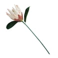 thumbnail image 3 of Tela de seda Flor falsa Oficina en casa Decoración floral Fiesta Ceremonia Flor artificial Fotografía Prop, Rosa Blanco Advancent HA6650-02B, 3 of 6