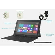 New Original Microsoft Surface Pro Tablet - Windows 8 Pro, 10.6" Full HD 1920x1080 LCD Touchscreen, Front and Rear Camera Digitizer Wacom Pen Gyroscope Magnetometer Accelerometer Bundle With Universal