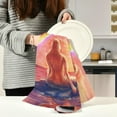 thumbnail image 6 of GZHJMY Painting Fantasy Mermaid Kitchen Towels Set of 6 Dishcloths Hand Towels Tea Towels Ultra Absorbent for Cleaning Washing Drying Dishes Tableware 28'' x 18'', 6 of 7