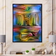 thumbnail image 2 of Designart 'Colour Spiral Fusion VIII' Modern Framed Canvas Wall Art Print, 2 of 5