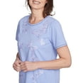 thumbnail image 4 of Alfred Dunner Womens Petite Butterfly Embroidered Tee, 4 of 4