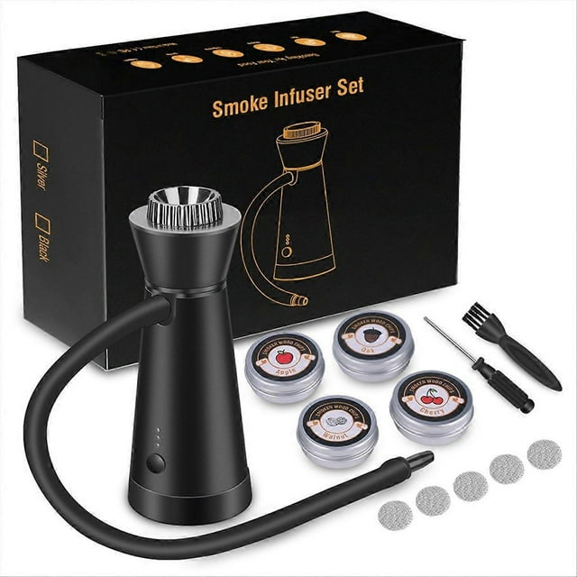 Cocktail Smoker, Electric Food And Beverage Portable Smoking Tool,(A)