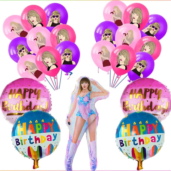 Meimei Balloons Party Supplies Decor Set Decorations Kit Fans Birthday